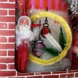 画像4: Christmasdecorationset　クリスマスデコレーションセット　赤いモールサンタ付き　オーナメント　 (4)