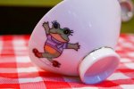 画像1: 昭和レトロ　ケロヨン子供茶碗　レア　CW63 (1)