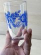 画像5: ADERIA　アデリアガラス　ブルー花柄　ポップな花グラス　タンブラー　 (5)