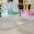 画像2: アイスクリームカップ　デザートグラス　すりガラスタイプ　レトロガラス　5個まとめて (2)