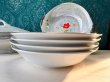 画像6: charm ware チャームウェア　スープ皿とスープポットのセット　カレー皿にも　パール花柄　オレンジ系　vintage (6)