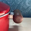 画像10: カレント　メイヤー　トリコロールシリーズ　シルバーストーンアルミニウムホーロー両手鍋　レッド　20cm　 (10)
