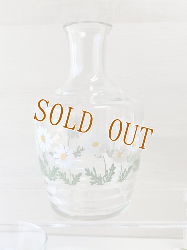 画像2: ADERIAアデリアガラス　野ばな　花柄冠水瓶　PG102 (2)