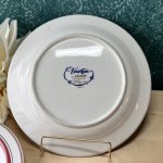 画像7: NORITAKE　ノリタケVARSATONE　バーサトーン　ライン17.8cmプレート皿3枚セット　vintage (7)