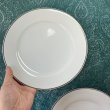 画像5: 純喫茶　maruto　china　白いプレート皿20.5cm　金縁　オムライスに　2枚　3枚　各種 (5)