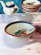 画像4: 和食器　醤油差しと小皿と深皿のセット　葡萄柄　WF128 (4)