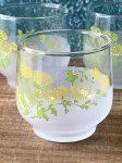 画像2: 佐々木ガラス　冷茶グラスセット　5個　イエロー　花柄　小菊　GS250 (2)