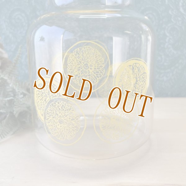 PYREXパイレックス レモン柄ガラスジャー カラフェ vintage