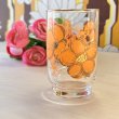 画像3: 佐々木ガラス　クリームオレンジの花柄グラス　手書き風 (3)