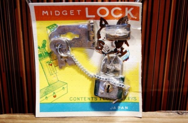 画像1: MIDGET　LOCK　ミニ鍵セット　モスグリーン　KS3 (1)