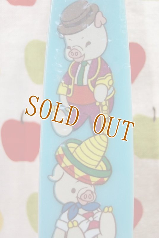 画像2: シルバー箸箱　ブーフーウー　ブルー　HI71 (2)