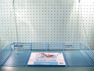 昭和レトロ雑貨三井ハンガーボード網棚スペーサー(6個入り)