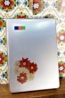 画像1: フジマル　ランチボックス　花柄BOOKアルミ弁当箱　花柄　BH46 (1)