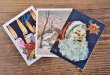 画像1: リリックのクリスマスカード　３種（Aサンタクロース・Bスノーハウス・Cキャンドルと薔薇）　B156 (1)
