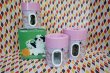 画像2: お部屋を楽しくよりファッショナブルに・・犬缶　キャニスター　わんこ小物入れ　窓付き　ピンク　3サイズ　PC154 (2)