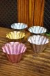 画像1: 三和鶴　アルミカップ　プリン型　花型　カラー５種　AP36 (1)