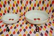 画像3: レトロポップ　皿プレート　いちご柄　金ライン　サイズ２種（小・大）　S71 (3)