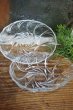 画像1: ADERIA アデリアガラス　ガラスの器　中鉢　楕円形　うず模様　２枚セット　GUS108 (1)