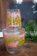 画像2: アデリア　クラウン冠水瓶　ピンク花柄　P53 (2)