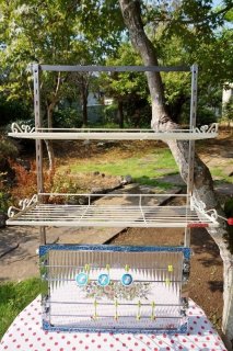 昭和レトロ　2段バスケット　キッチンラック　プラスチックケース　レトロポップ 昭和レトロ 2段バスケット キッチンラック プラスチックケース
