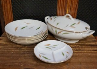 SONE CHINA ソネチャイナ vintageplate 26.5cmプレート皿 3枚