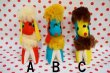 画像3: 70年代マスコット　犬のぬいぐるみ人形(おがくず)　カラー３種　OM37 (3)