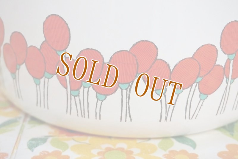 画像4: 象印　ホーロー両手鍋　可愛いレーヌシリーズ　デート（赤）　花柄　２０ｃｍ　HN120 (4)