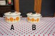 画像2: コトブキホーローウエア　ポップなオレンジ花柄　２種（両手鍋・片手鍋）　HN122 (2)