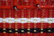 画像13: 復刻版　レトロな買い物籠　セロ編み籠　　日本製　各色　SZ384 (13)