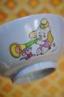 画像2: メラミン茶碗　子供茶碗　ブルー　ＮＨＫキャラクター似のイラスト　動物　PS223 (2)