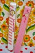 画像1: ８０年代レトロファンシー箸箱　SUN BEAM　ピンク　可愛い動物絵柄　１８ｃｍ　絵柄２種　HI331 (1)