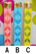 画像3: レトロ箸　絣縞　日本伝統文様　カラー３種　１６．５ｃｍ　H90 (3)