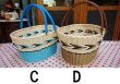 画像6: 復刻版　昭和な買い物籠　セロ編み　スーパーナイス　小判型　籠　かご　ポップカラー４種　SZ405 (6)