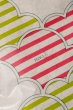 画像4: 昭和レトロ包装紙　花王　Kao　グリーンとピンクのストライプ　縞模様　KF67 (4)
