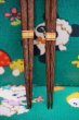 画像5: レトロ箸　パンダ　いちご　木製箸　鉄木仕上げ　２種　H7 (5)