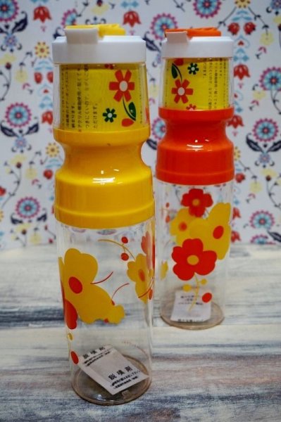 画像1: コスモス　フリーザーポット　夢の冷水筒　花柄　2色　イエロー・オレンジ　P149 (1)