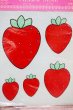 画像9: シモジマチャームシール　インテリアシール　ウィンドウシール　いちごチューリップりんご花柄　各柄1枚　WS32 (9)
