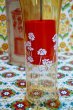 画像3: まるみ屋プラスチック　ニューアップスタンド　レトロポップ花柄箸立て　赤　H55　 (3)