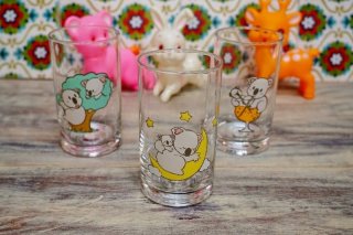 Luminarc - vintage luminarc グラスセット　アニマル Luminarc Animal Glass フランス製 ルミナックグラスセット