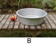 画像6: ホクセイアルミ　特大アルミ洗い桶　たらい　洗面器　シルバーアルマイト　48ｃｍ　５4ｃｍ　３種　BT140 (6)