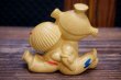 画像2: 萩　陶器置物　お土産人形　男の子女の子　OM335 (2)