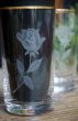 画像2: NORITAKEノリタケクリスタルグラス　タンブラー　2個セット　薔薇　N352 (2)