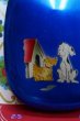 画像2: ブルーアルマイト弁当箱　わんちゃん　犬　青　アルミ弁当箱　デッドストック　BY199 (2)
