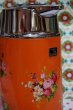 画像1: 象印魔法瓶　花束　1.9ℓ　回転式　オレンジ　花柄ポット　P219 (1)