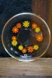 画像8: アデリア　デイジー花柄　ガラス製カップ&ソーサー　状態２種　C321 (8)