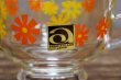 画像7: レトロポップ　アデリア　デイジー花柄　耐熱ガラスカップ＆ソーサー　オレンジ　C185 (7)