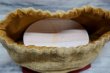 画像5: atelier アトリエハンドメイド　ラオス　草木染め巾着袋ポーチ　お弁当袋　バイカラー　A92 (5)