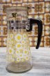 画像10: ADERIA　アデリア　花柄ガラスピッチャー&グラス6個セット　タンブラー　レトロポップ　マーガレット　PG52 (10)