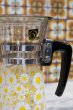 画像6: ADERIA　アデリア　花柄ガラスピッチャー&グラス6個セット　タンブラー　レトロポップ　マーガレット　PG52 (6)