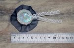 画像5: atelier アトリエ　ハンドメイド　【グリーンのスパンコールブローチ】　アクセサリー　AS35 (5)